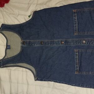 New Gap Kids girls denim romper